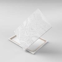 Tonga White Sunday Canvas Wall Art Tongan Tribal Heritage Tattoos - Polynesian Pride
