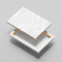 Tonga White Sunday Canvas Wall Art Tongan Tribal Heritage Tattoos - Polynesian Pride