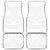 Tonga White Sunday Car Mats Tongan Tribal Heritage Tattoos - Polynesian Pride
