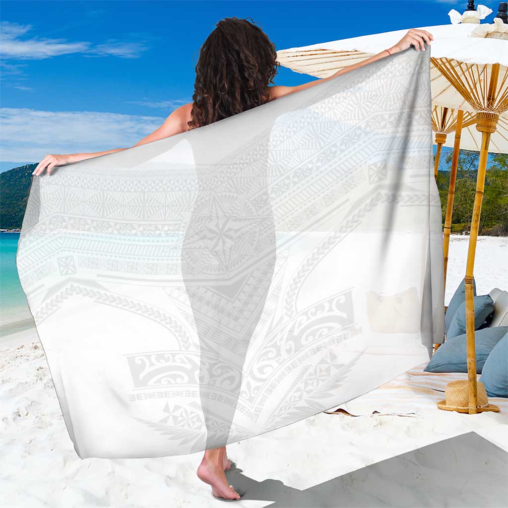 Tonga White Sunday Sarong Tongan Tribal Heritage Tattoos - Polynesian Pride