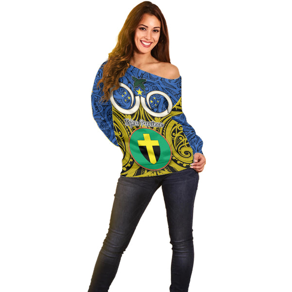 (Custom Personalised) Tafea Province Sweatshirt Vanuatu Pig Tusk Polynesian Flag Style LT14