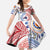 Tongan and Australian Culture Together Family Matching Off Shoulder Maxi Dress and Hawaiian Shirt Ngatu Art Tribal Aboriginal Tattoo Pattern - Polynesian Pride