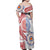 Tongan and Australian Culture Together Family Matching Off Shoulder Maxi Dress and Hawaiian Shirt Ngatu Art Tribal Aboriginal Tattoo Pattern - Polynesian Pride