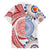 Tongan and Australian Culture Together Family Matching Off Shoulder Short Dress and Hawaiian Shirt Ngatu Art Tribal Aboriginal Tattoo Pattern - Polynesian Pride