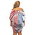 Tongan and Australian Culture Together Family Matching Off Shoulder Short Dress and Hawaiian Shirt Ngatu Art Tribal Aboriginal Tattoo Pattern - Polynesian Pride