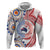 Tongan and Australian Culture Together Hoodie Ngatu Art Tribal Aboriginal Tattoo Pattern - Polynesian Pride