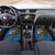 Fijian and Australian Culture Together Car Mats Aboriginal Art and Tapa Motifs with Kangaroo and Palm Tree - Polynesian Pride