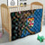 Fijian and Australian Culture Together Quilt Aboriginal Art and Tapa Motifs with Kangaroo and Palm Tree - Polynesian Pride
