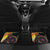 Papua New Guinea and Australia Together Car Mats Bird of Paradise and Kangaroo Melanesian Aboriginal Motifs - Polynesian Pride