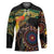 Papua New Guinea and Australia Together Hockey Jersey Bird of Paradise and Kangaroo Melanesian Aboriginal Motifs - Polynesian Pride