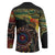 Papua New Guinea and Australia Together Hockey Jersey Bird of Paradise and Kangaroo Melanesian Aboriginal Motifs - Polynesian Pride