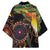 Papua New Guinea and Australia Together Kimono Bird of Paradise and Kangaroo Melanesian Aboriginal Motifs - Polynesian Pride