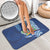 Hawaiian Mele Kalikimaka Bathroom Set Funny Santa on Whale Island with Kakau Tattoos - Polynesian Pride