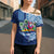 Hawaiian Mele Kalikimaka Cross Shoulder Shirt Funny Santa on Whale Island with Kakau Tattoos - Polynesian Pride