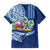 Hawaiian Mele Kalikimaka Family Matching Puletasi and Hawaiian Shirt Funny Santa on Whale Island with Kakau Tattoos - Polynesian Pride