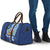 Hawaiian Mele Kalikimaka Travel Bag Funny Santa on Whale Island with Kakau Tattoos - Polynesian Pride