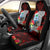 Guam Christmas Car Seat Cover Santa Gift Latte Stone and Sea Turle Mix Hibiscus Chamorro Red Style LT03