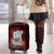 Guam Christmas Luggage Cover Santa Gift Latte Stone and Sea Turle Mix Hibiscus Chamorro Red Style LT03