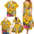 Niue Waitangi Family Matching Summer Maxi Dress and Hawaiian Shirt Tropical Flower Tapa Pattern LT03 - Polynesian Pride