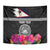 Personalized American Samoa Flag Day Tapestry Tanoa and Fue mix Hibiscus Flower Polynesian Pattern