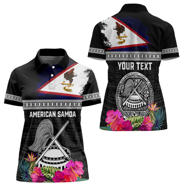 American Samoa Polo Shirt Samoa Tribal Flag Sport Style