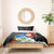Philippines Independence Day Bedding Set Philippines Eagle and Sampaguita Jasmine Yakan Tribal
