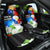 Philippines Independence Day Car Seat Cover Philippines Eagle and Sampaguita Jasmine Yakan Tribal
