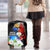 Philippines Independence Day Luggage Cover Philippines Eagle and Sampaguita Jasmine Yakan Tribal
