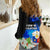 Philippines Independence Day Women Casual Shirt Philippines Eagle and Sampaguita Jasmine Yakan Tribal