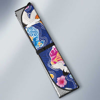 Hawaiian and Japanese Culture Together Auto Sun Shade Hawaiian Archipelago Shape Sea Animals LT03 - Polynesian Pride