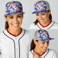 Hawaiian and Japanese Culture Together Baseball Net Cap Hawaiian Archipelago Shape Sea Animals LT03 - Polynesian Pride