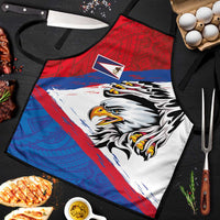 American Samoa Flag Day Apron Polynesian Art Geometric with Flag Brush Style LT03 Multicolor - Polynesian Pride