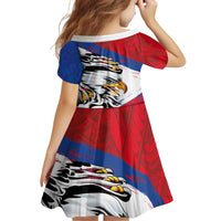 American Samoa Flag Day Family Matching Puletasi and Hawaiian Shirt Polynesian Art Geometric with Flag Brush Style LT03 - Polynesian Pride