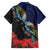 New Zealand Maori Hongi Culture Hawaiian Shirt Tui Bird Pohutukawa and Polynesian Pattern