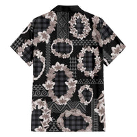 Hawaiian Leis Family Matching Mermaid Dress and Hawaiian Shirt Kakau Tattoos and Palaka Pastel Grayscale