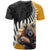 New Zealand and Australia Rugby T Shirt Koala and Maori Warrior Together