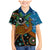 Fiji and Australia Family Matching Mermaid Dress and Hawaiian Shirt Palm Tree and Abogirinal Emu