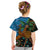 Fiji and Australia Kid T Shirt Palm Tree and Abogirinal Emu