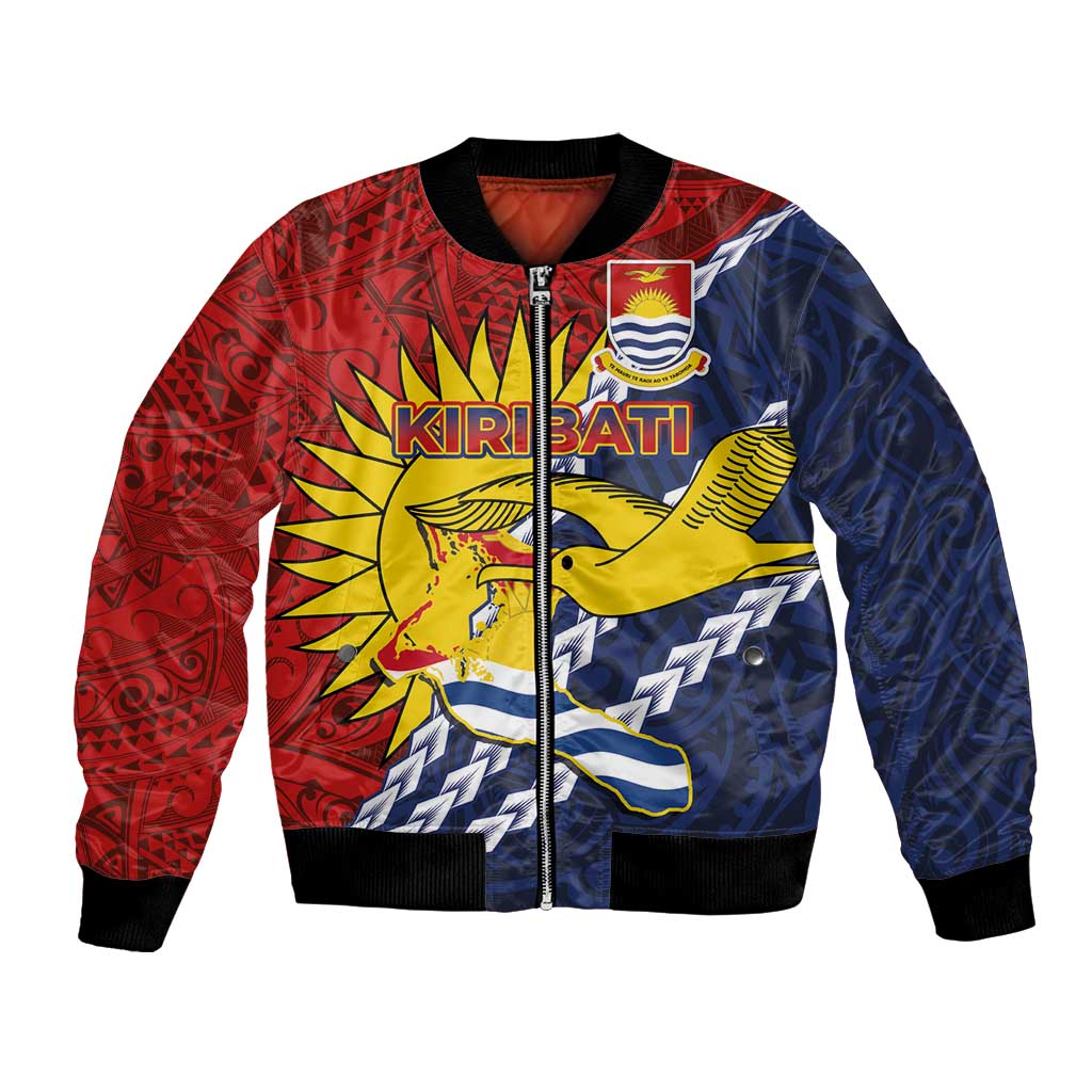 Kiribati Independence Day Bomber Jacket Polynesian and Melanesian Art Tattoo