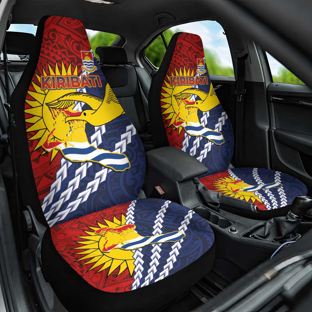 Kiribati Independence Day Car Seat Cover Polynesian and Melanesian Art Tattoo