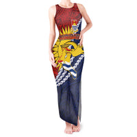 Kiribati Independence Day Tank Maxi Dress Polynesian and Melanesian Art Tattoo
