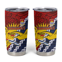 Kiribati Independence Day Tumbler Cup Polynesian and Melanesian Art Tattoo