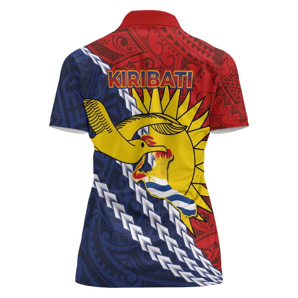 Kiribati Independence Day Women Polo Shirt Polynesian and Melanesian Art Tattoo
