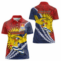 Kiribati Independence Day Women Polo Shirt Polynesian and Melanesian Art Tattoo