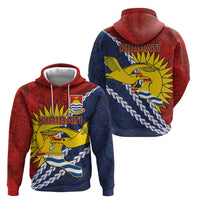 Kiribati Independence Day Zip Hoodie Polynesian and Melanesian Art Tattoo