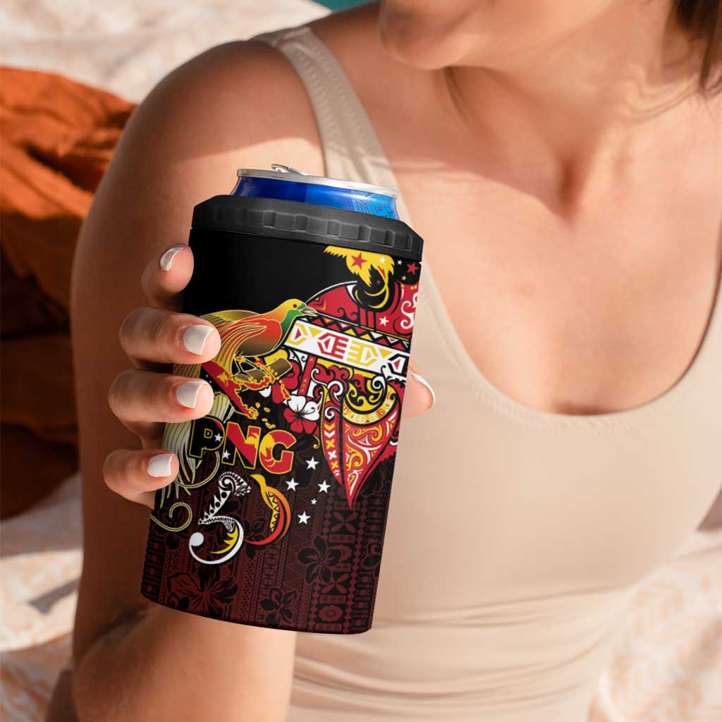 Papua New Guinea 2025 4 in 1 Can Cooler Tumbler 50th Independence Day Anniversary