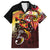 Papua New Guinea 2025 Family Matching Off The Shoulder Long Sleeve Dress and Hawaiian Shirt 50th Independence Day Anniversary