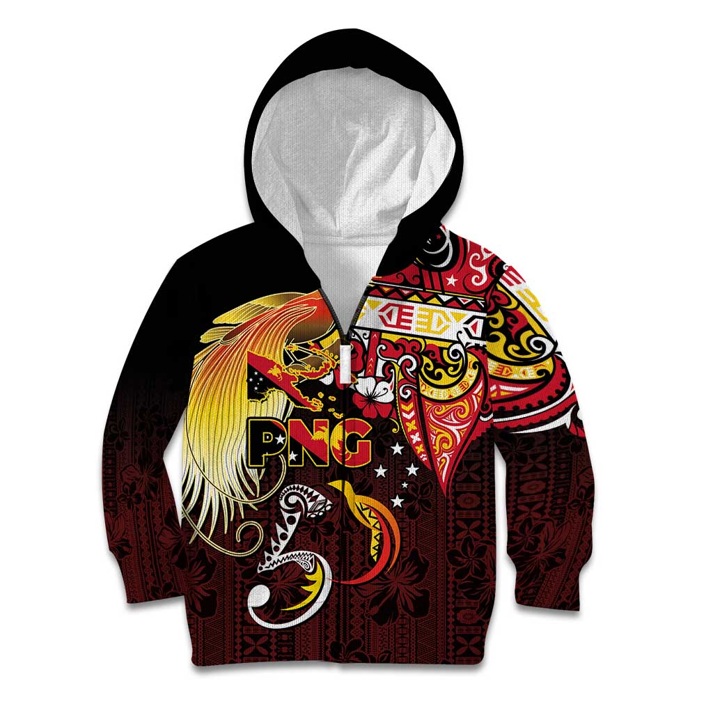 Papua New Guinea 2025 Kid Hoodie 50th Independence Day Anniversary