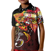 Papua New Guinea 2025 Kid Polo Shirt 50th Independence Day Anniversary
