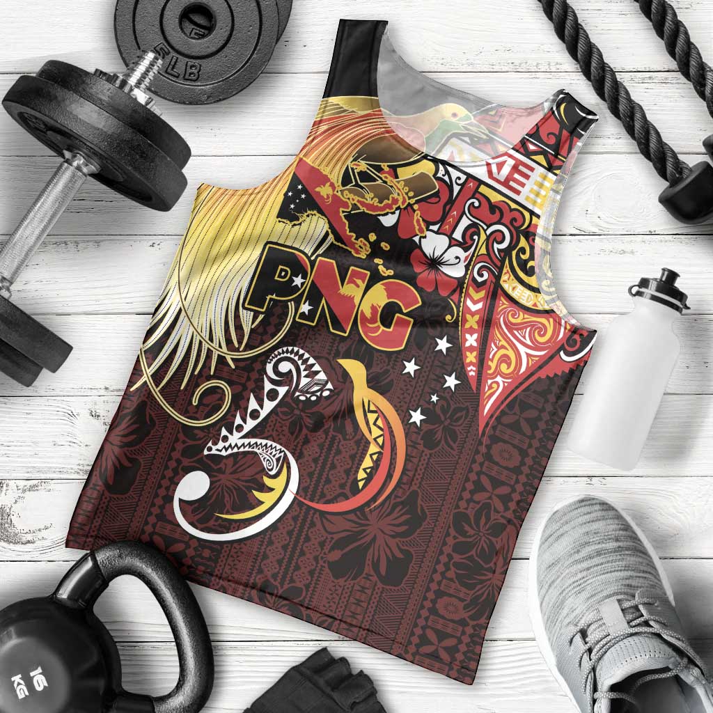 Papua New Guinea 2025 Men Tank Top 50th Independence Day Anniversary